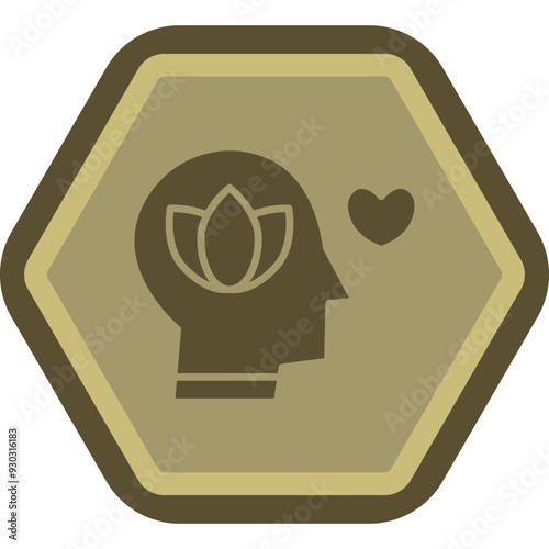 Mindful Vector Icon Design