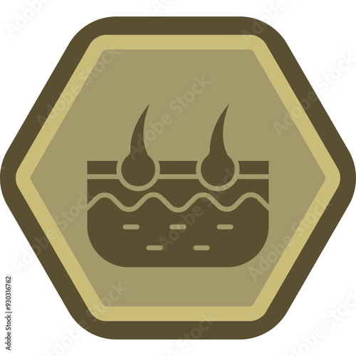 Hairy Vector Icon Design