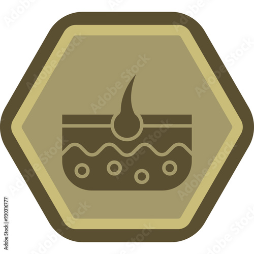 Hair Vector Icon Design