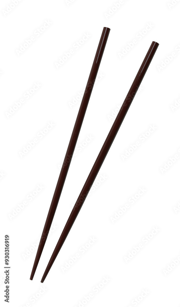 Plastic chopsticks are used as eating utensils, with transparent image. Plastic chopsticks are used as eating utensils, with transparent image.