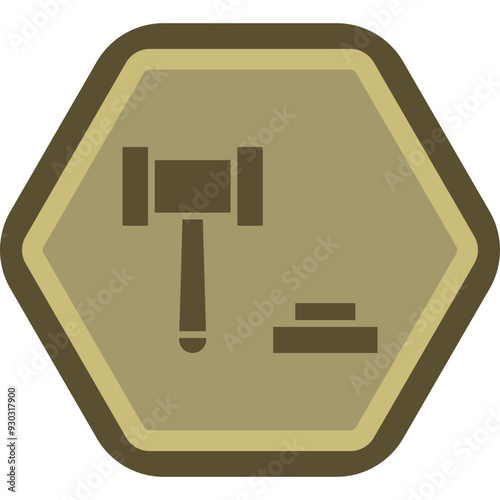 Auction Vector Icon Design