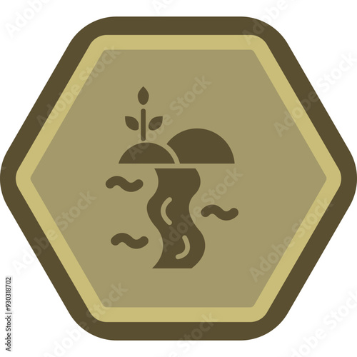 River Vector Icon Design