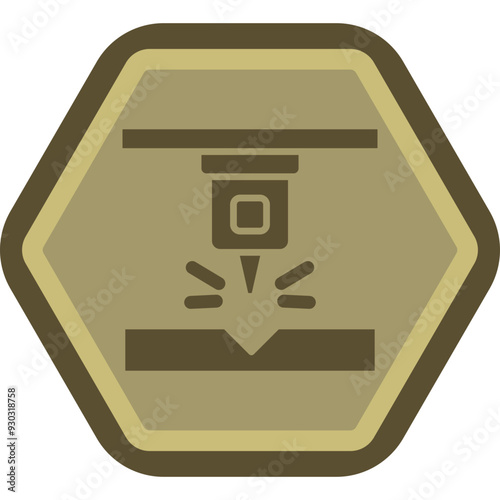 Laser Cutting Icon Design