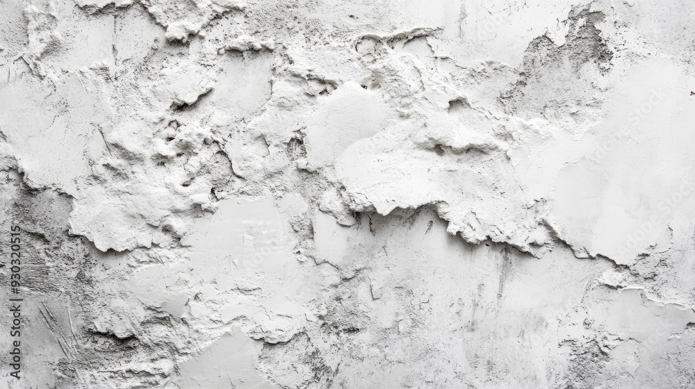 Fototapeta premium Abstract Wide Angle Background. Wall building Close up. Rough Surface plaster Texture With Copy Space for design , ai
