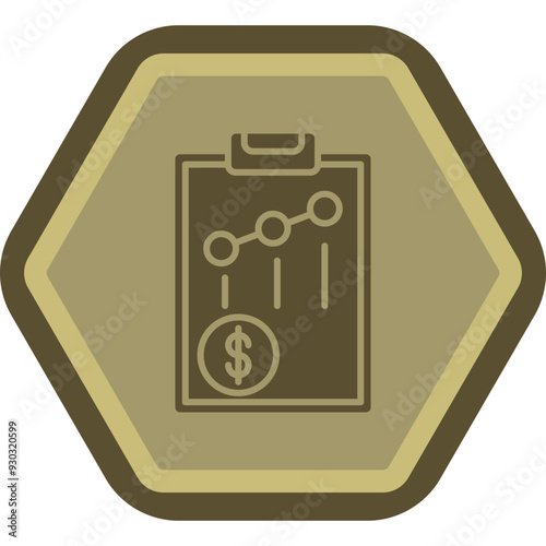 Financial Profit Icon Design