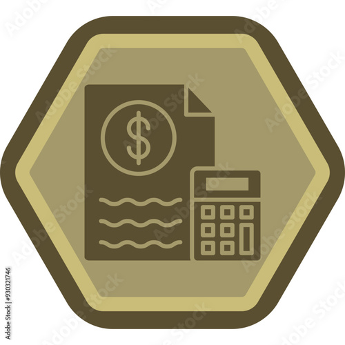 Bookkeeping Icon Design