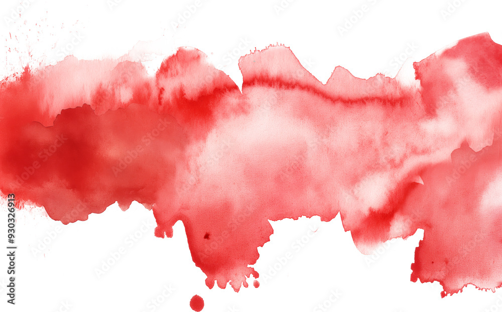 Red watercolor stripe background Red watercolor stripe background