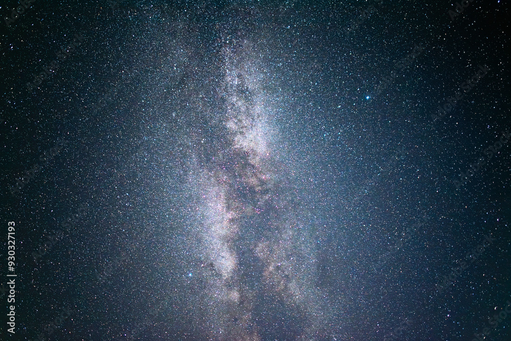 Milky Way Galaxy. Night sky photo.