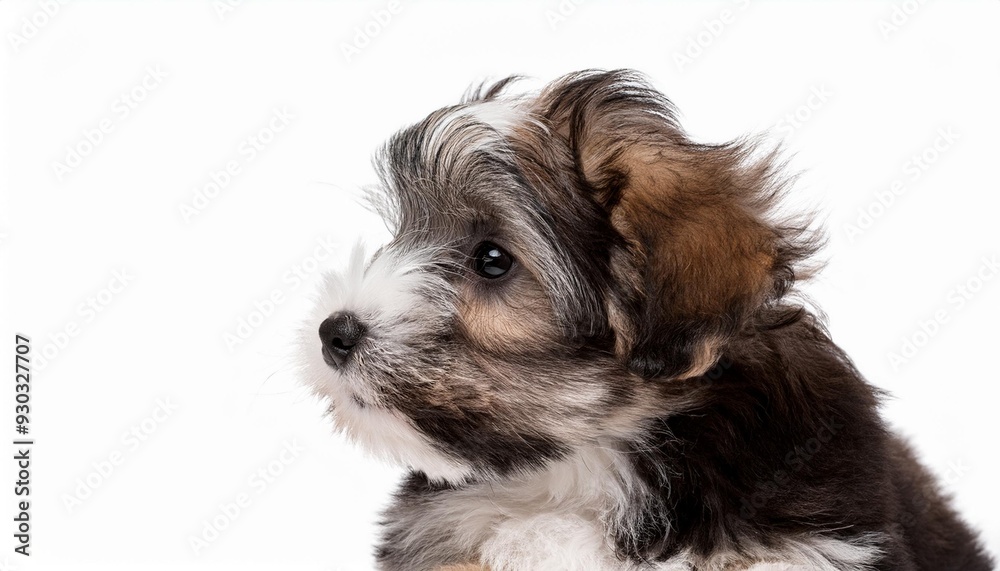 チベタン・テリアの子犬のポートレート(Tibetan Terrier puppy portrait on white background)
チベタン・テリアの子犬のポートレート(Tibetan Terrier puppy portrait on white background)