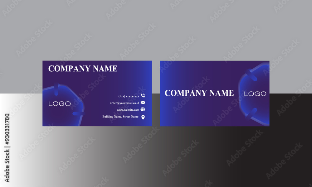 Fototapeta premium as-business-card-templates-&-Design00022