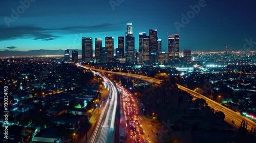 Los Angeles Skyline at Night