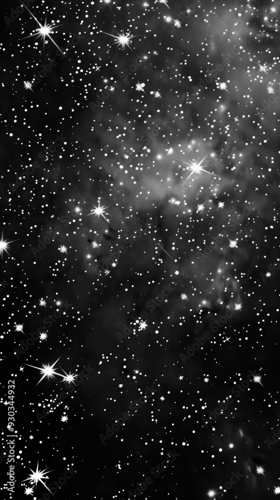 Twinkling stars in space Twinkling stars in space