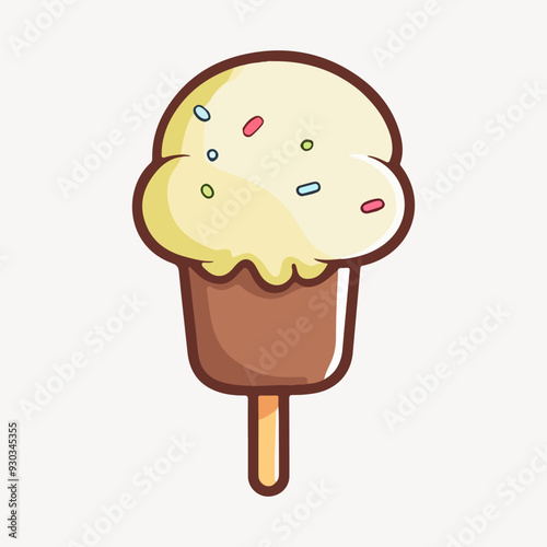 ice cream illustration vector