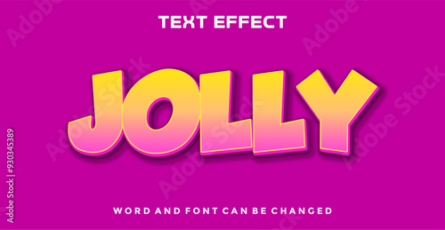 Wallpaper Mural Jolly  editable text effect Torontodigital.ca