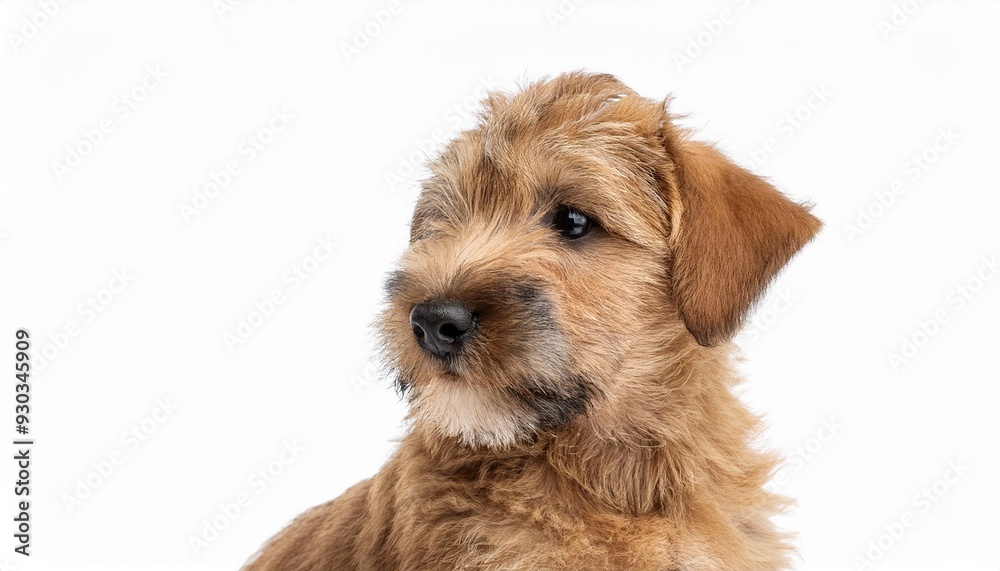 アイリッシュ・ソフトコーテッド・ウィートン・テリアの子犬のポートレート(Irish Soft-Coated Wheaten Terrier puppy portrait on white background)
アイリッシュ・ソフトコーテッド・ウィートン・テリアの子犬のポートレート(Irish Soft-Coated Wheaten Terrier puppy portrait on white background)