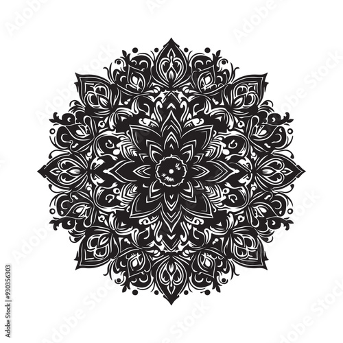 Ornamental luxury mandala pattern design