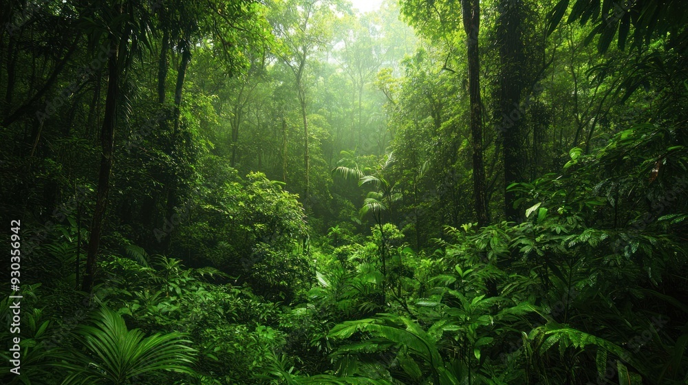 Lush Rainforest Landscape