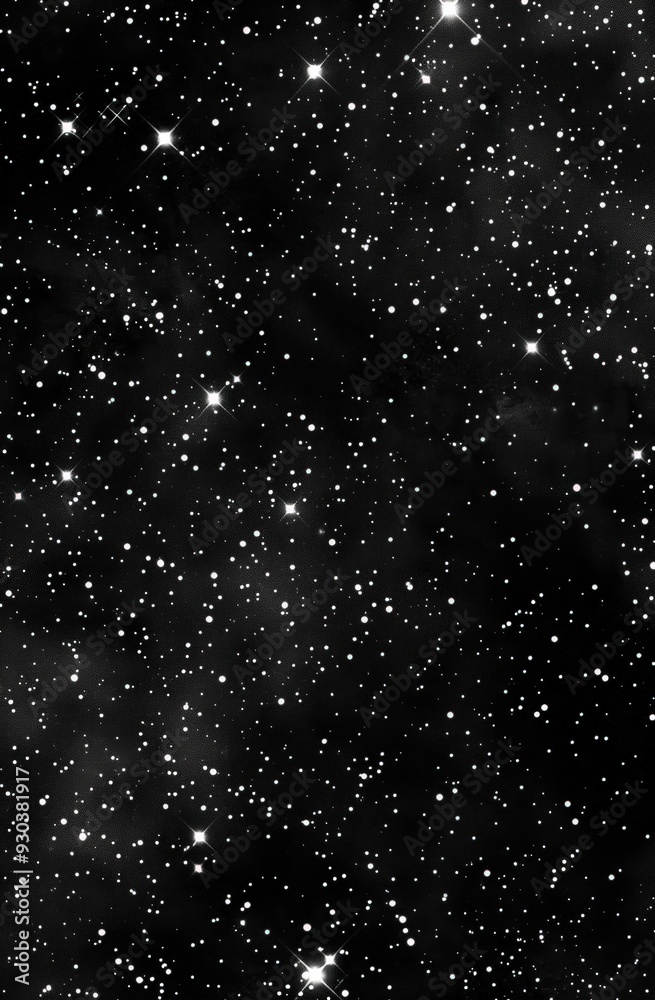 Twinkling stars in night sky Twinkling stars in night sky