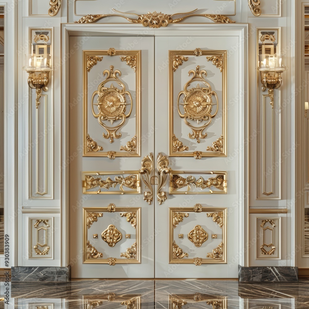 Elegant ornate doors Elegant ornate doors