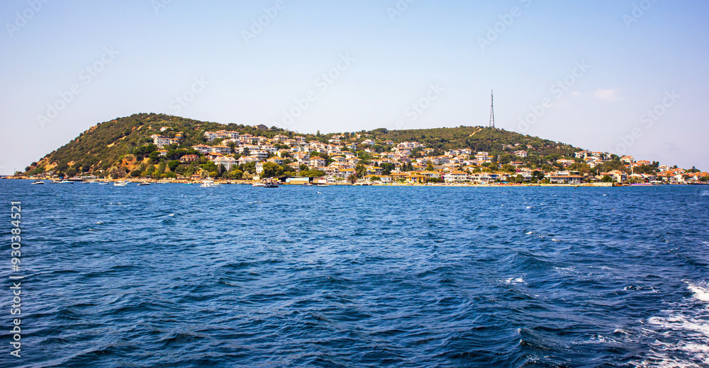View of burgazada island, prince islands, adalar, istanbul View of burgazada island, prince islands, adalar, istanbul