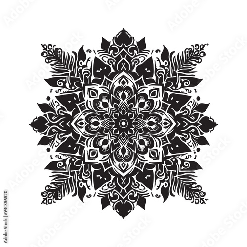 Ornamental luxury mandala pattern design