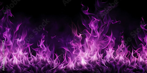 purple fire flames background