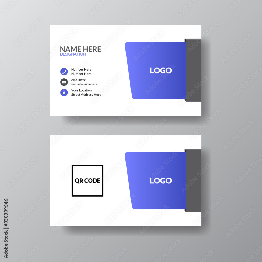 clean and creative business card design clean and creative business card design