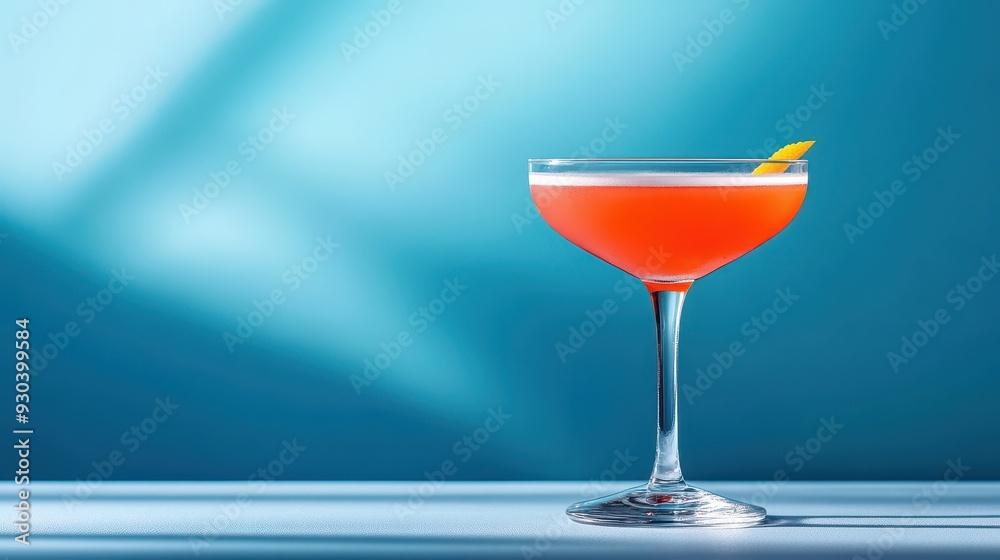 A vibrant cocktail served in a sleek glass, featuring a refreshing orange hue, perfect for any festive occasion. A vibrant cocktail served in a sleek glass, featuring a refreshing orange hue, perfect for any festive occasion.