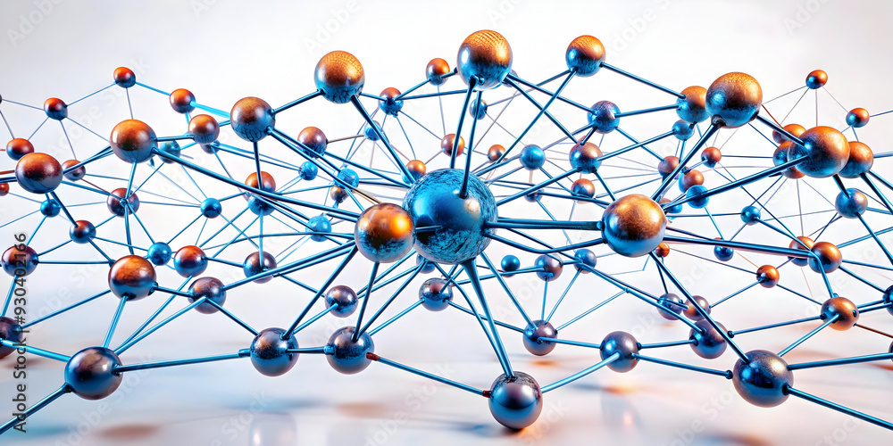 Abstract 3D Neural Network Elements Concept for AI Driven Learning and Adaptation - Vector Design on White Background Abstract 3D Neural Network Elements Concept for AI Driven Learning and Adaptation - Vector Design on White Background
