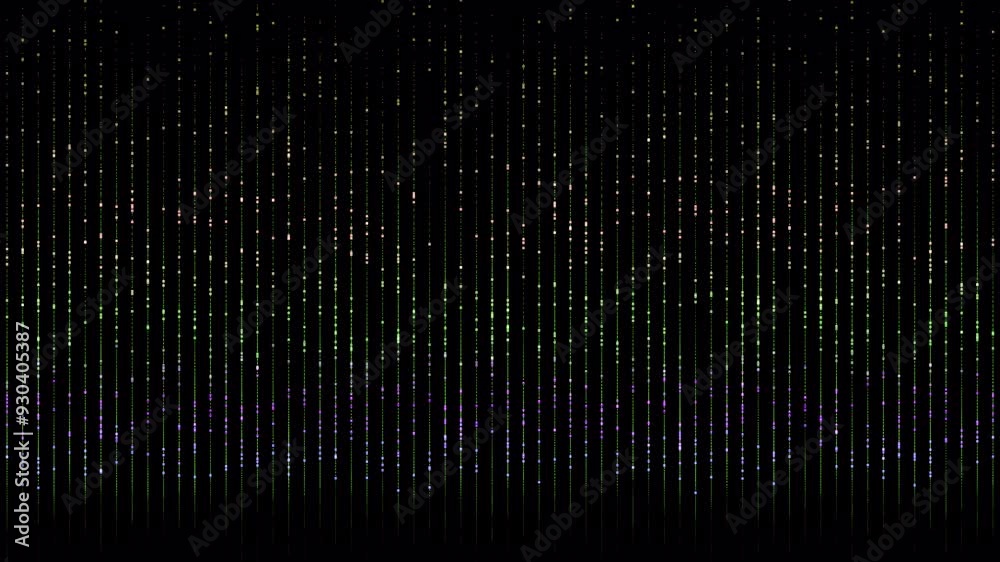 Abstract Falling Binary Background