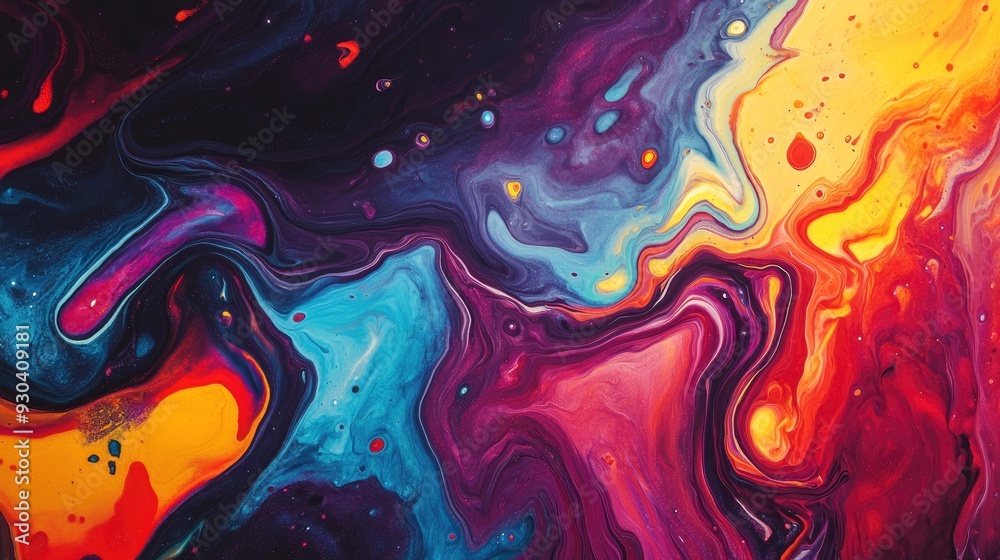 Colorful abstract painting background. Liquid marbling paint background. Fluid painting abstract texture. Intensive colorful mix of acrylic vibrant colors , ai Colorful abstract painting background. Liquid marbling paint background. Fluid painting abstract texture. Intensive colorful mix of acrylic vibrant colors , ai