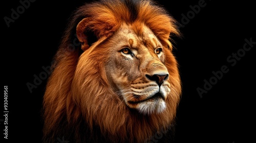 Majestic Lion Portrait