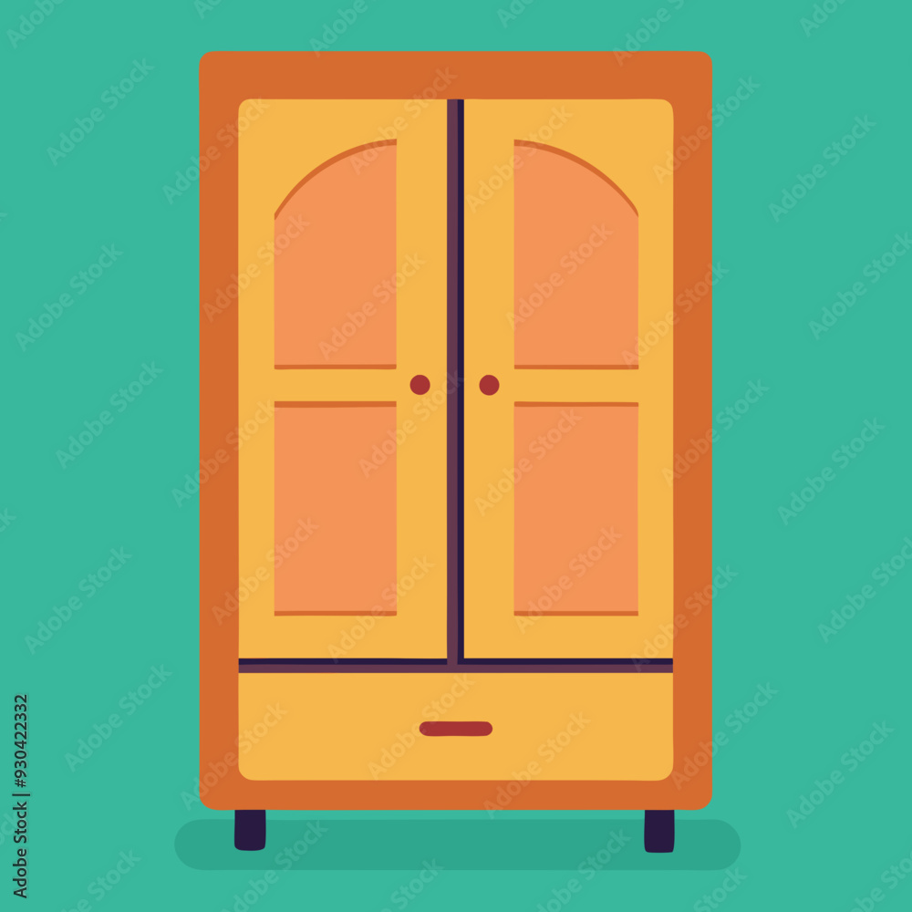 Wardrobe with drawers isolated on white, wardrobe vector illustration, furniture vector art, wardrobe silhouette, drawers icon, wardrobes line art, eps Wardrobe with drawers isolated on white, wardrobe vector illustration, furniture vector art, wardrobe silhouette, drawers icon, wardrobes line art, eps