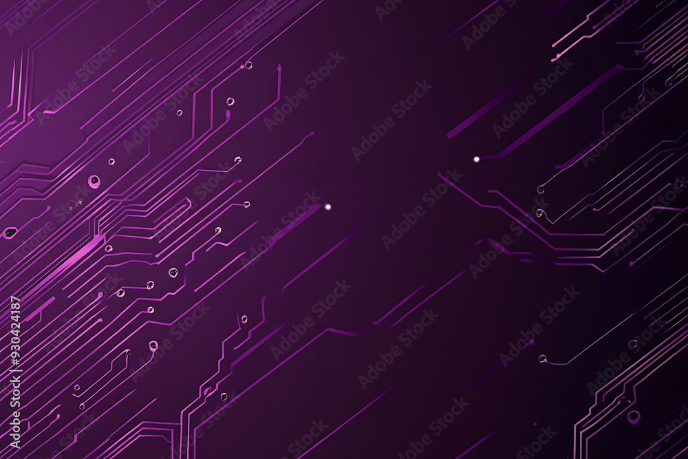 Abstract image of a circuit board with glowing lines and nodes on a pink gradient background. The intricate network of connections creates a modern, tech-inspired visual. Copy space available Abstract image of a circuit board with glowing lines and nodes on a pink gradient background. The intricate network of connections creates a modern, tech-inspired visual. Copy space available