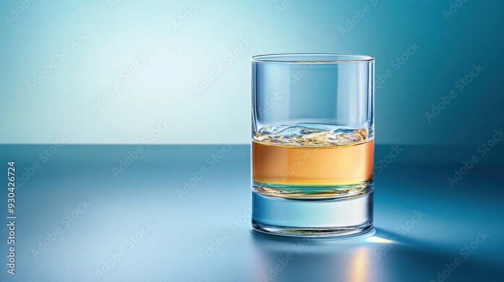 A glass of liquor is sitting on a table A glass of liquor is sitting on a table