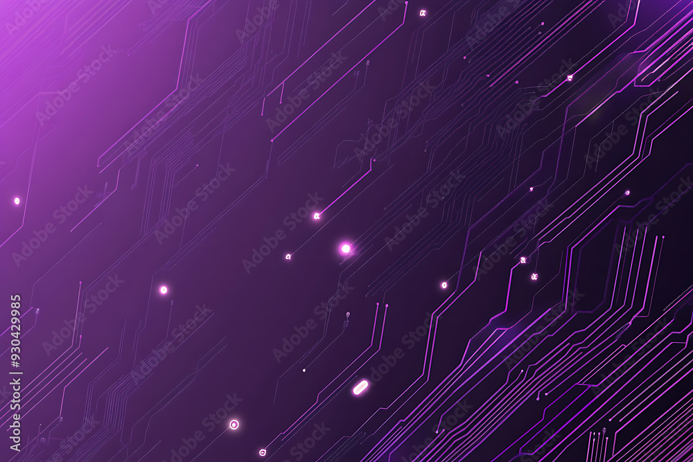 Abstract image of a circuit board with glowing lines and nodes on a pink gradient background. The intricate network of connections creates a modern, tech-inspired visual. Copy space available Abstract image of a circuit board with glowing lines and nodes on a pink gradient background. The intricate network of connections creates a modern, tech-inspired visual. Copy space available