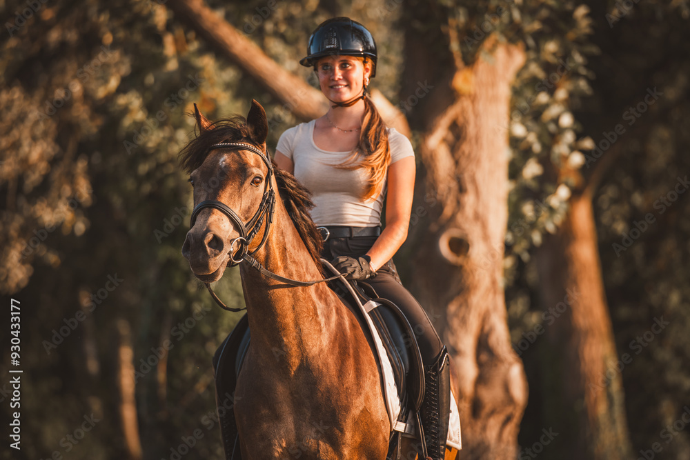 Obraz premium Reitpferd / Reitpony