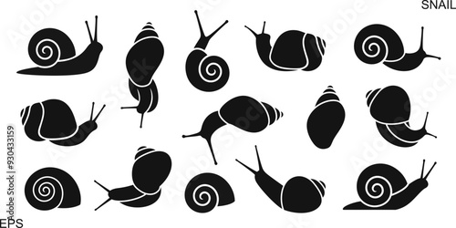 Grape snail logo. Isolated grape snail on white background