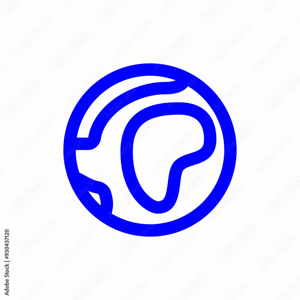 Fototapeta premium globe planet earth world wide icon