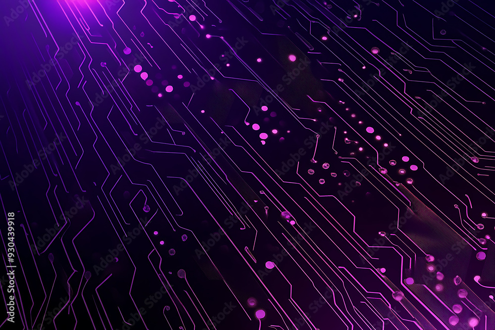 Abstract image of a circuit board with glowing lines and nodes on a pink gradient background. The intricate network of connections creates a modern, tech-inspired visual. Copy space available Abstract image of a circuit board with glowing lines and nodes on a pink gradient background. The intricate network of connections creates a modern, tech-inspired visual. Copy space available