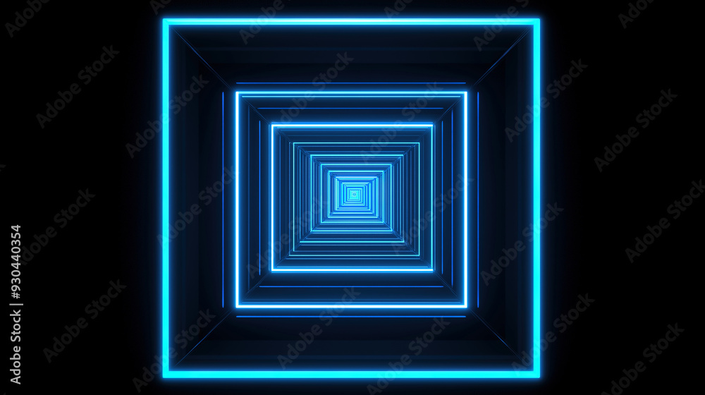 blue glowing geometric shape on black background, scientific and futuristic blue glowing geometric shape on black background, scientific and futuristic