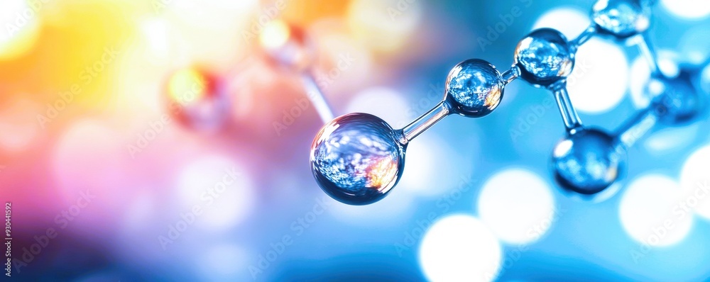 Close-up of colorful molecular structure with vibrant lighting, showcasing the beauty of science and chemistry. Close-up of colorful molecular structure with vibrant lighting, showcasing the beauty of science and chemistry.