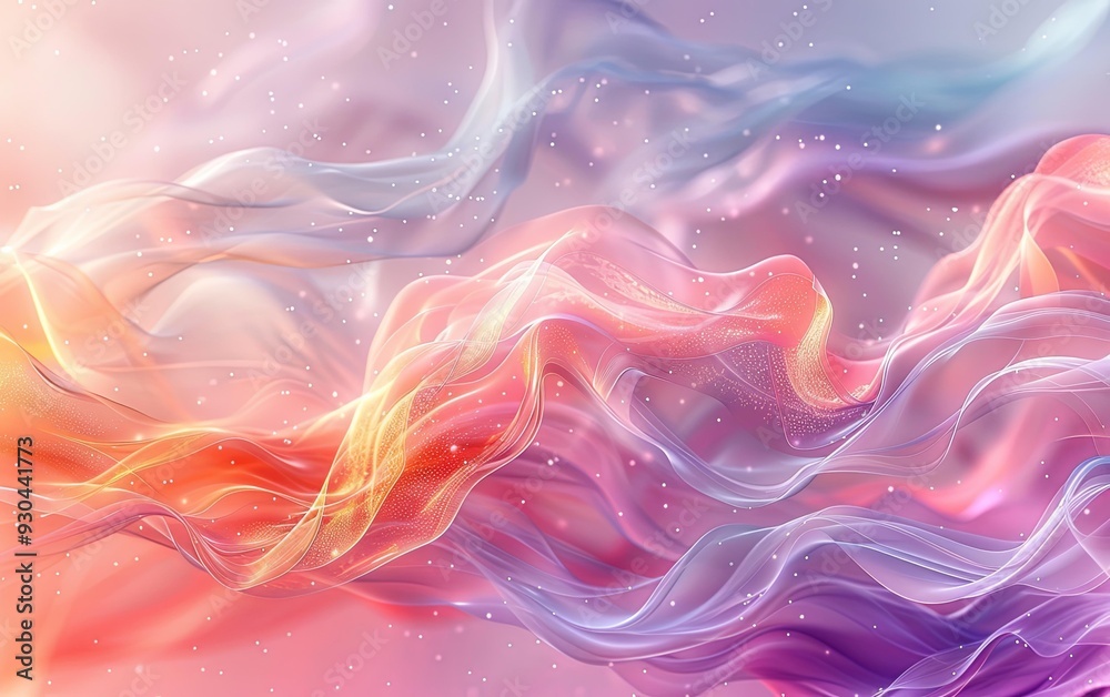 Fototapeta premium A mesmerizing abstract background with flowing