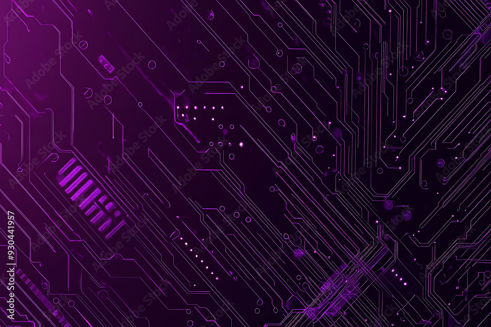 Abstract image of a circuit board with glowing lines and nodes on a pink gradient background. The intricate network of connections creates a modern, tech-inspired visual. Copy space available Abstract image of a circuit board with glowing lines and nodes on a pink gradient background. The intricate network of connections creates a modern, tech-inspired visual. Copy space available