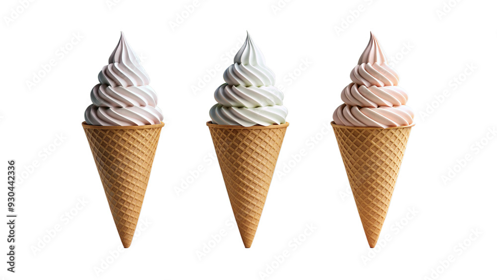 Minimalist ice cream cones with clean lines and transparent background PNG
Minimalist ice cream cones with clean lines and transparent background PNG