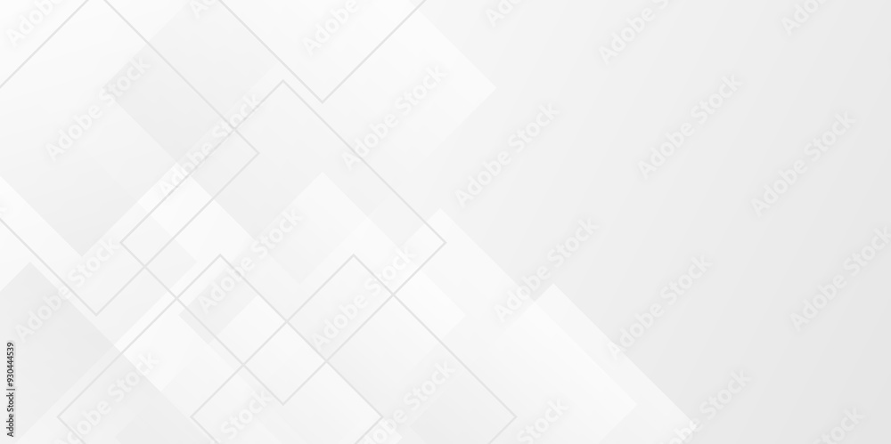 White and gray square banner design. Modern and minimal concept abstract geometric background. Vector abstract elegant with copy space template design. White and gray square banner design. Modern and minimal concept abstract geometric background. Vector abstract elegant with copy space template design.