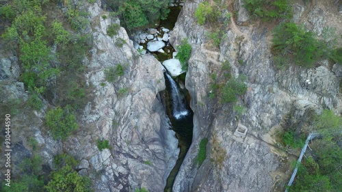 Drone view Waterfall 