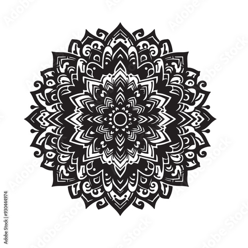 Ornamental luxury mandala pattern design