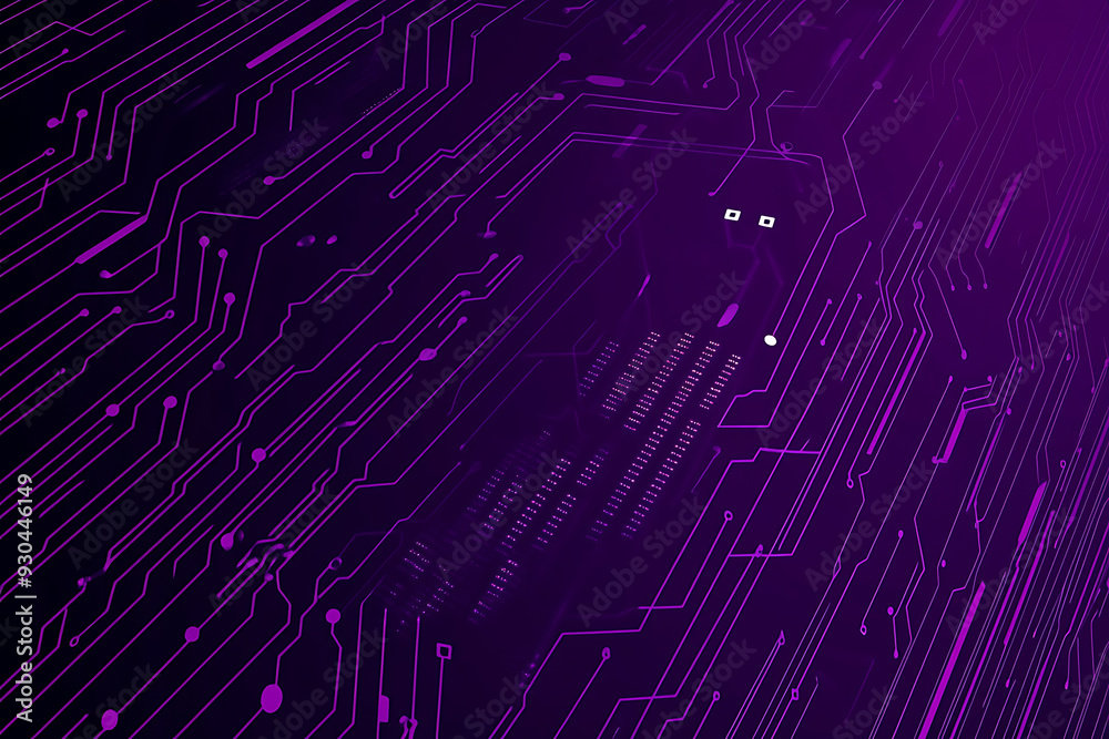Abstract image of a circuit board with glowing lines and nodes on a pink gradient background. The intricate network of connections creates a modern, tech-inspired visual. Copy space available Abstract image of a circuit board with glowing lines and nodes on a pink gradient background. The intricate network of connections creates a modern, tech-inspired visual. Copy space available