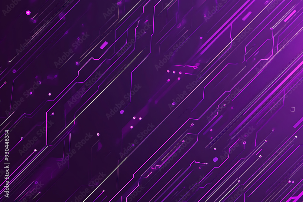 Abstract image of a circuit board with glowing lines and nodes on a pink gradient background. The intricate network of connections creates a modern, tech-inspired visual. Copy space available Abstract image of a circuit board with glowing lines and nodes on a pink gradient background. The intricate network of connections creates a modern, tech-inspired visual. Copy space available